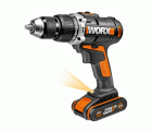 Worx WX372 - Taladro percutor 20V 2.0Ah (2 bat)